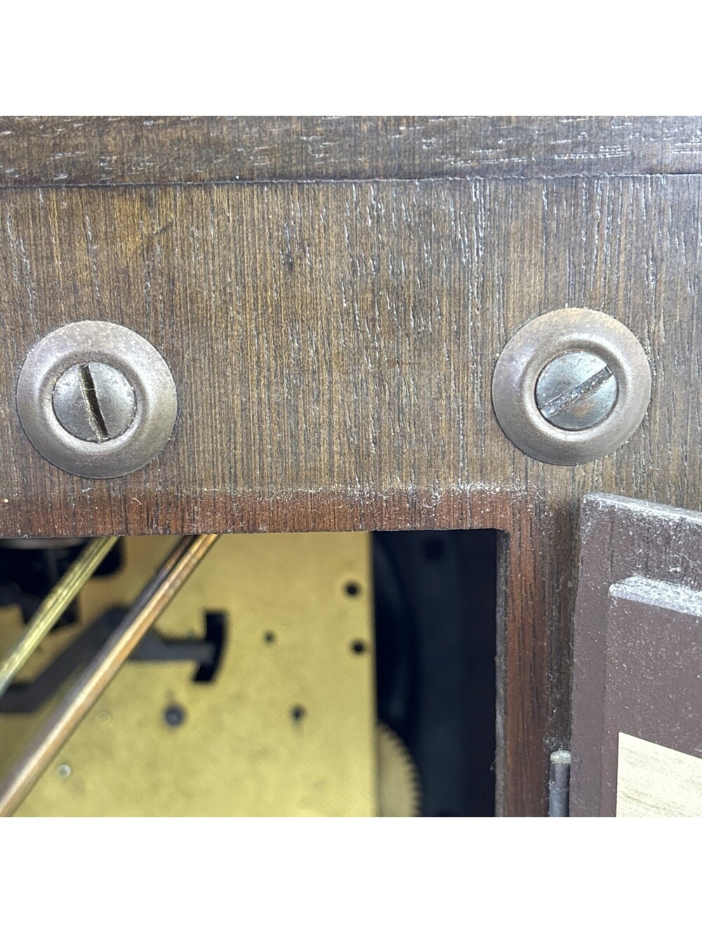 Seth Thomas Legacy 3W Winchester Mantel Clock 1313-000, No Key - Picture 15 of 16